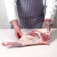 Leg Noisette Joint Meat Cut Spec Step 1